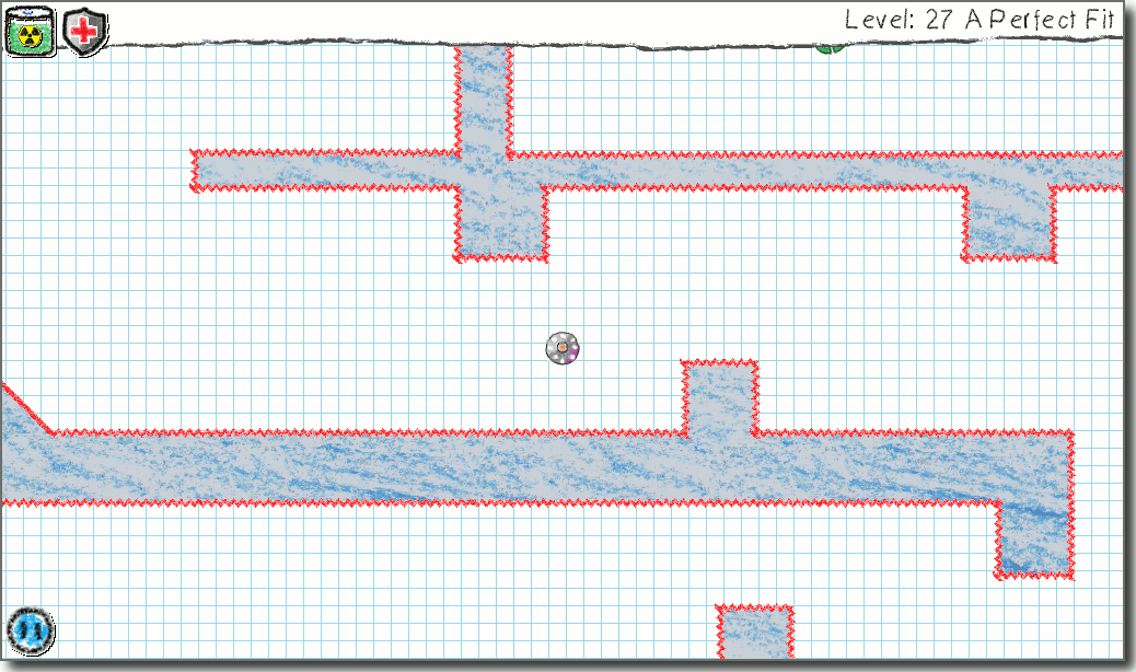 There are pointy walls